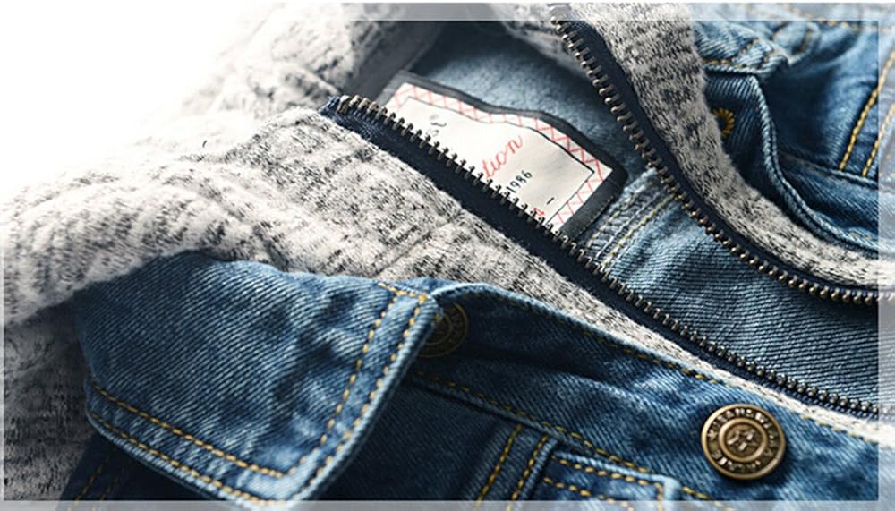 LJYH Boys' Basic Denim Jacket Trucker Jacket Stylish Fashion Trendy Coat: Clothing