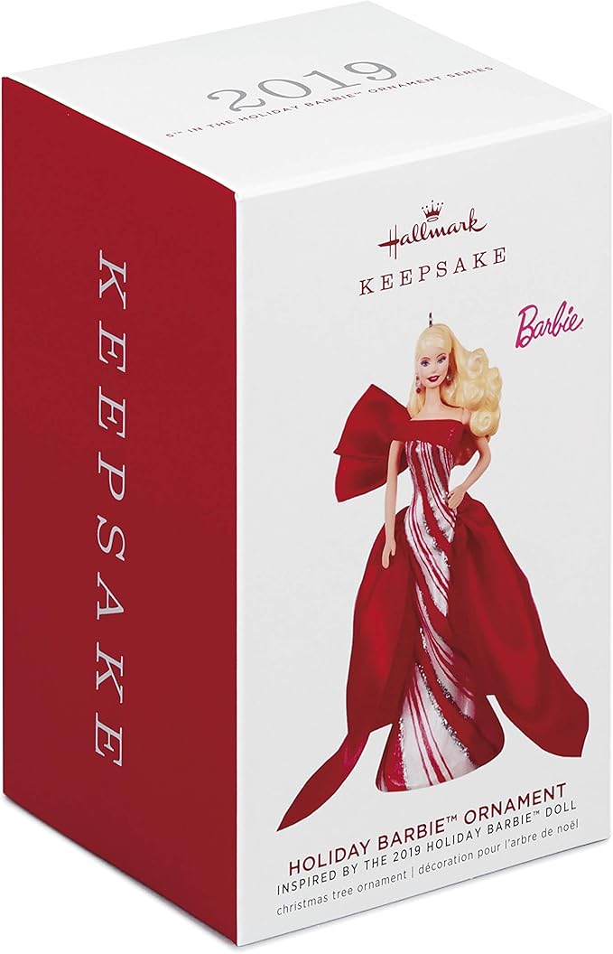 2019 holiday barbie ornament