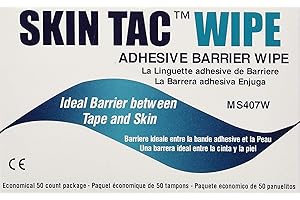Skin-Tac Torbot H Adhesive Barrier Wipes 50 Count (2 Pack)