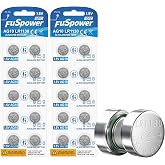 Fuspower LR54 LR1130 389 390 Batteries 1.5V Alkaline AG10 Button Cell Batteries (20PCS)