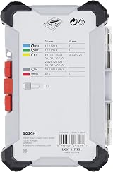 Bosch 40 Pieces Extra Hard Screwdriver Bit Set Professional Accessories view 3