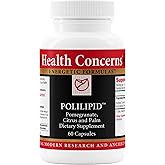 Health Concerns Polilipid – Cardiovascular Support & Cholesterol Health – Heart Wellness with Sytrinol & Pomegranate Extract – Antioxidant Support Supplement – Chinese Herbal Supplements – 60 Capsules
