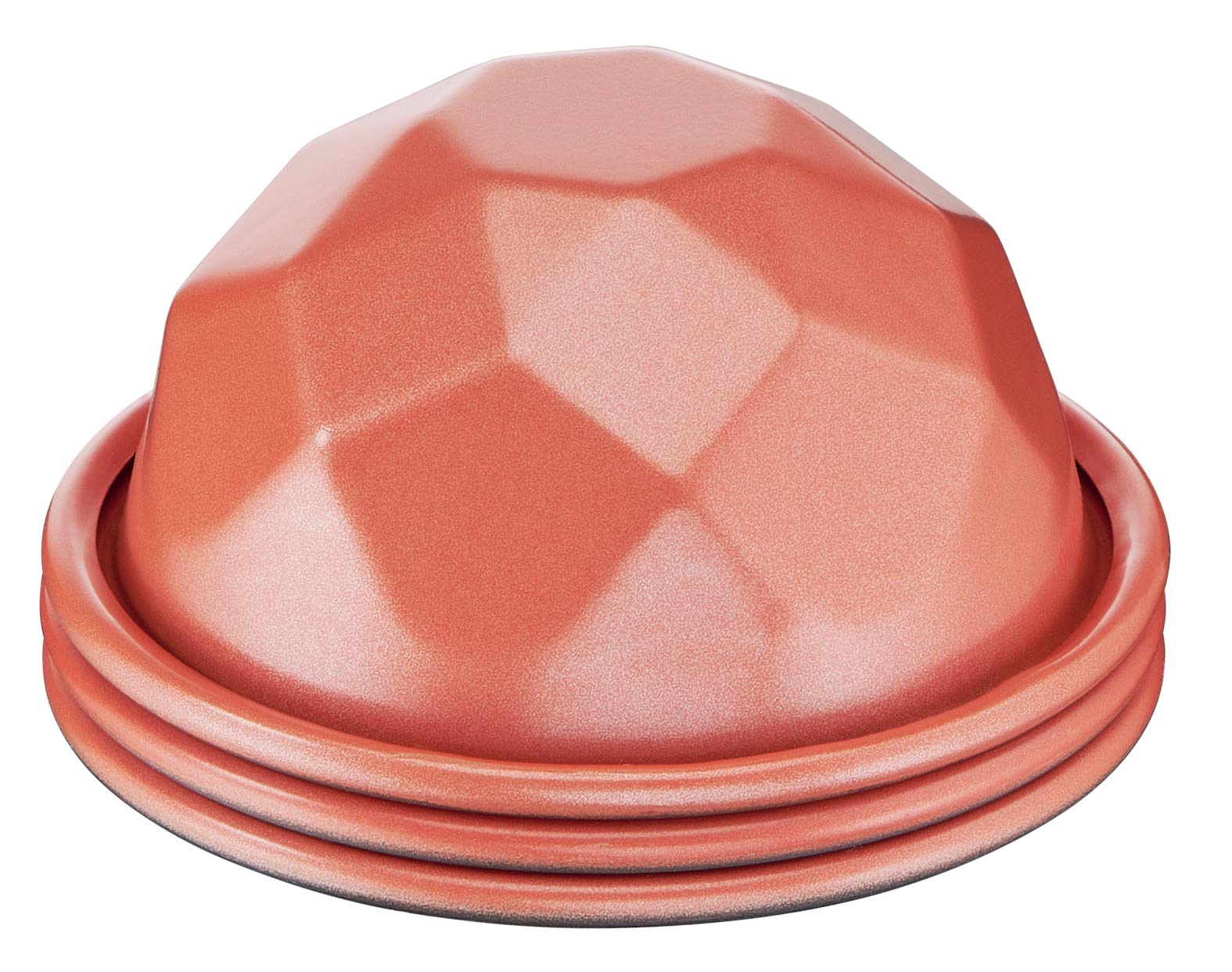 Tefal Creabake Set of 3 Diamond Creabake Moulds, Pastry Moulds, 7.5 cm, Non-Stick Coating, Stackable System, Creative Recipes Sweet and Savoury, Easy Baking