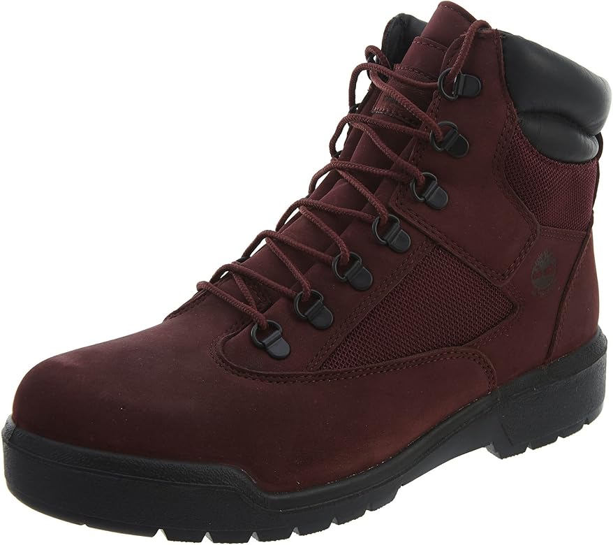 mens maroon timberland boots