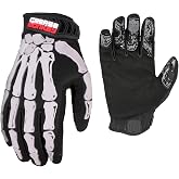 GREASE MONKEY Bones Xtreme Black Out Mechanic Work Gloves