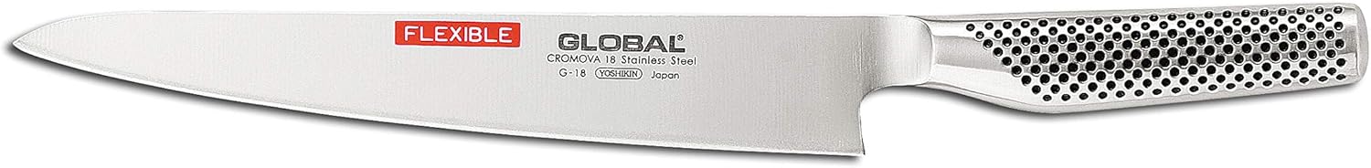 Global G-18: 24cm Flexible Filleting Knife, Stainless Steel, 24 cm - Image 3