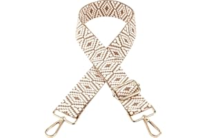 HUANLANG Purse Straps Replacement Crossbody Bag Strap Fashion Adjustable Guitar Strap for Women Trendy Wide Handbag Straps