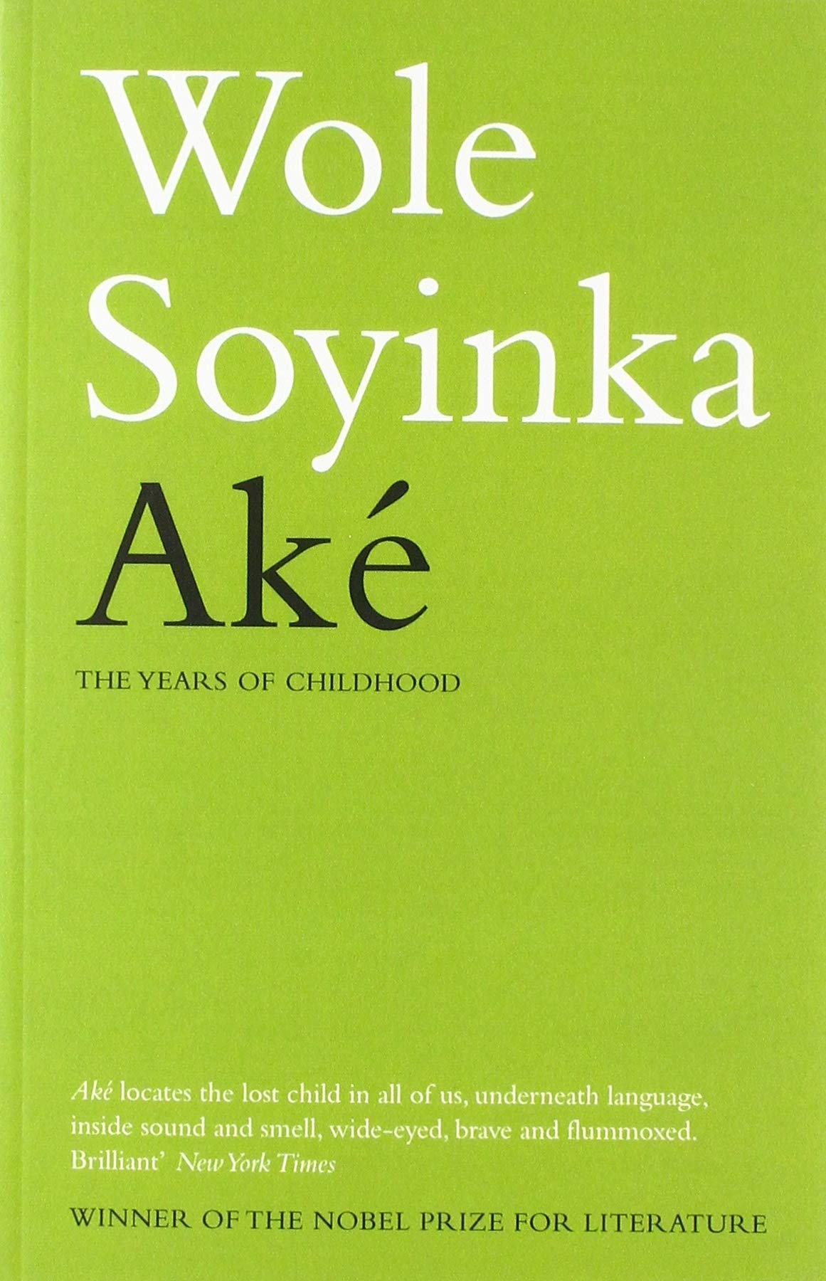 Wole soyinka ake the years of childhood