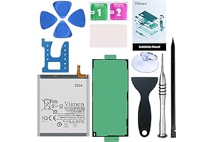 Viimon S23 Ultra Battery Replacement Kits Compatible with Samsung Galaxy S23 Ultra SM-S918 All Models with Adhesive, Installa