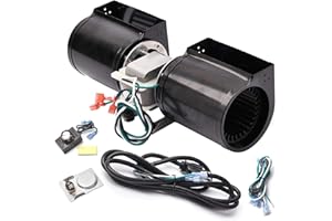 ADVIACE Replacement Fireplace Blower Kit for Heat-N-Glo, Hearth and Home, Quadra Fire, GTI, Heatilator, Majestic, Superior, Monessen, Vermont Castings Fireplace, GFK-160A GFK-160 FAB-1600 Fireplace Blower Kit
