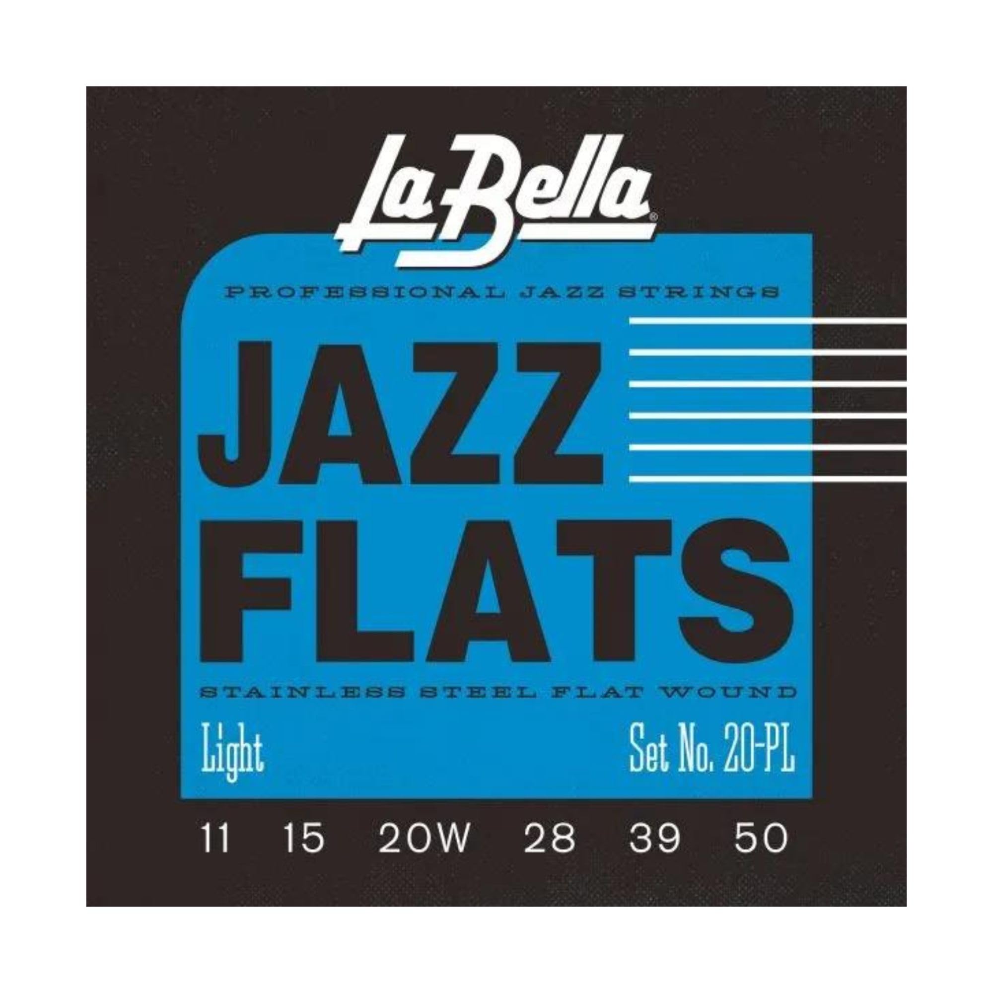 La Bella Jazz Flats Stainless Steel-20PL 011/050