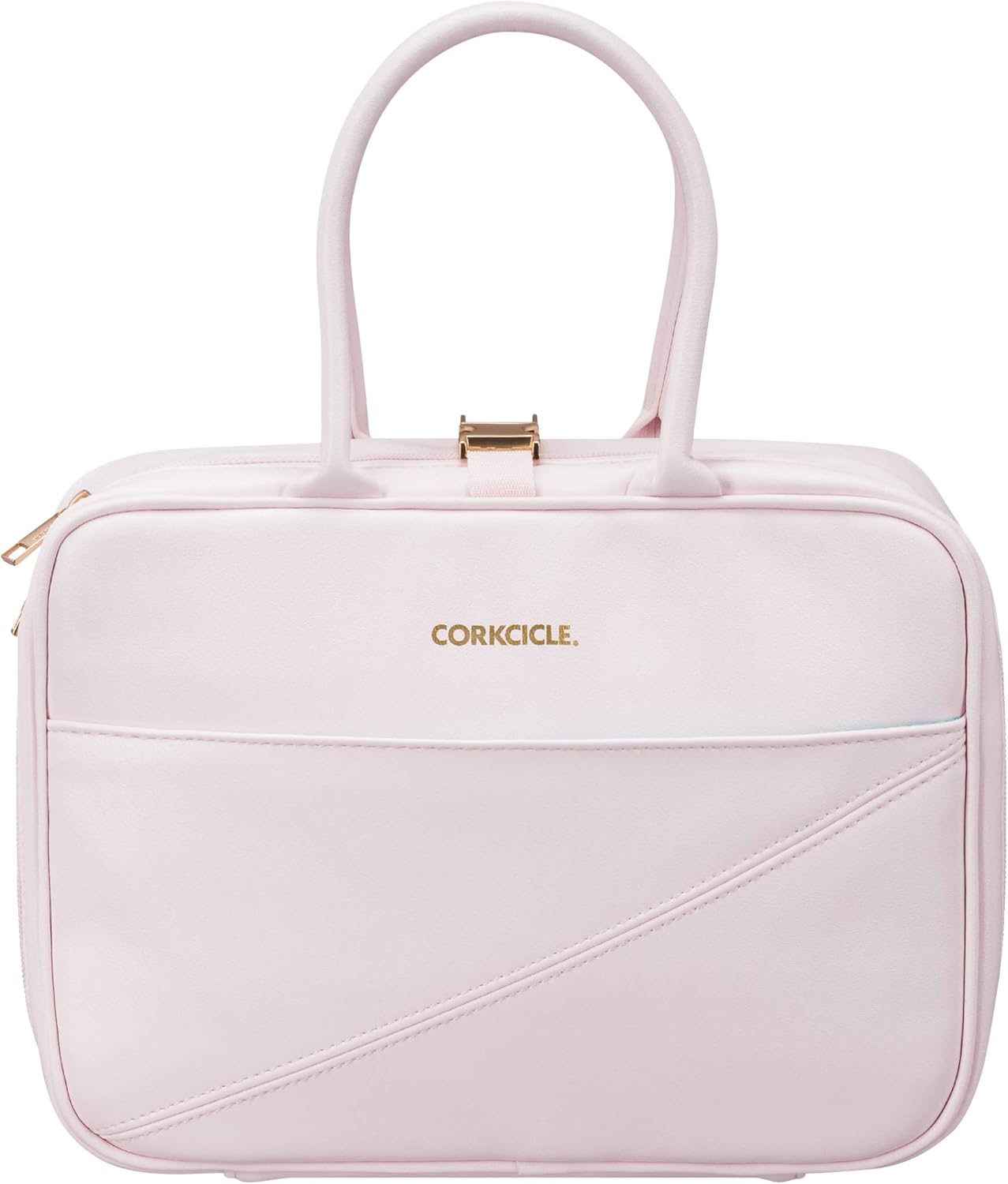 vegan leather lunch bag