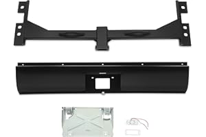 KUAFU Roll Pan + Hidden Hitch Kit Compatible with 1999-2006 Silverado/GMC Sierra Pickup Trucks with Light & Flip Down(2 Packages) Only Fit for Fleetside Not for Stepside