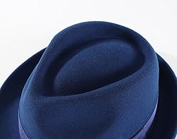 Home Prefer Men's Wool Felt Winter Hat Short Brim