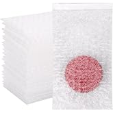 100Pack Self-Seal Bubble Out Bag Pouches 4 x 6 Inch Small Bubble Pouches Bags, Double Walled Bubble Cushioning Bags, Self-Sealing Protective Wrap Cushioning Pouches for Shipping, Packing, Moving