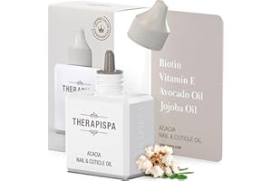 THERAPISPA Nail & Cuticle Oil with Avocado, Jojoba, Biotin & Vitamin E – Promotes Nail Growth, Strengthens & Repairs Dry, Brittle Nails & Cuticles (Acacia, 2.0 fl oz)