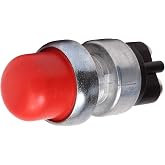 Fastronix Heavy Duty Push Button Momentary Start Switch Red Neoprene Cap