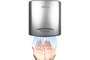 Royal Sovereign Touchless Automatic Hand Dryer, Durable 20 Second Hand Dry Time, 1200 Watt, Silver (RTHD-421S)