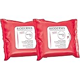 Bioderma Sensibio H2O Duo - Biodegradables Wipes - Cleansing and Make-Up Removing - Skin Soothing - for Sensitive Skin - 2x25