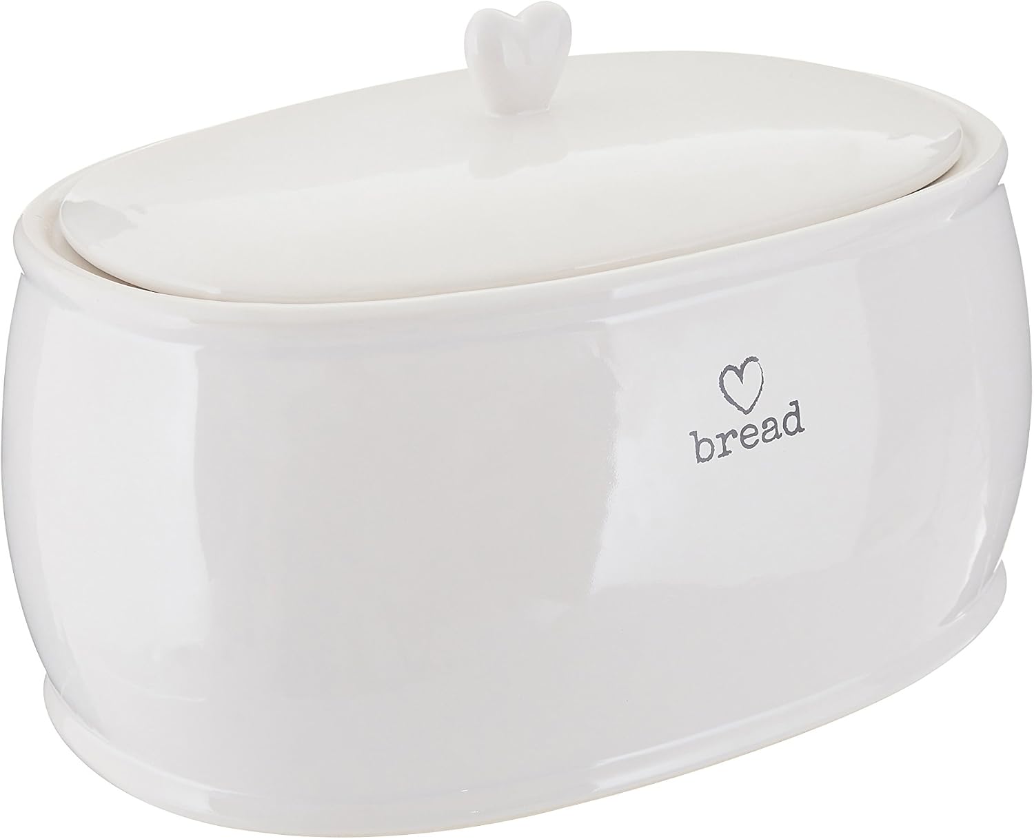 Premier Housewares Charm Bread Crock, White, 21 x 32 x 19 cm - Image 5