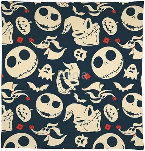 Amazon Nightmare Before Christmas ナイトメアー ビフォア クリスマス テーブルクロスダイニングルームキッチン長方形テーブルカバーホームデコレーション 6サイズ テーブルクロス オンライン通販