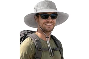 FURTALK Sun Hats for Men Fishing Hat UPF 80+ Foldable Wide Brim Outdoor Hiking Beach Summer Hats