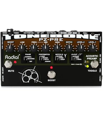 Amazon.com: Radial PZ-Pro 2-Channel Acoustic Preamp Pedal
