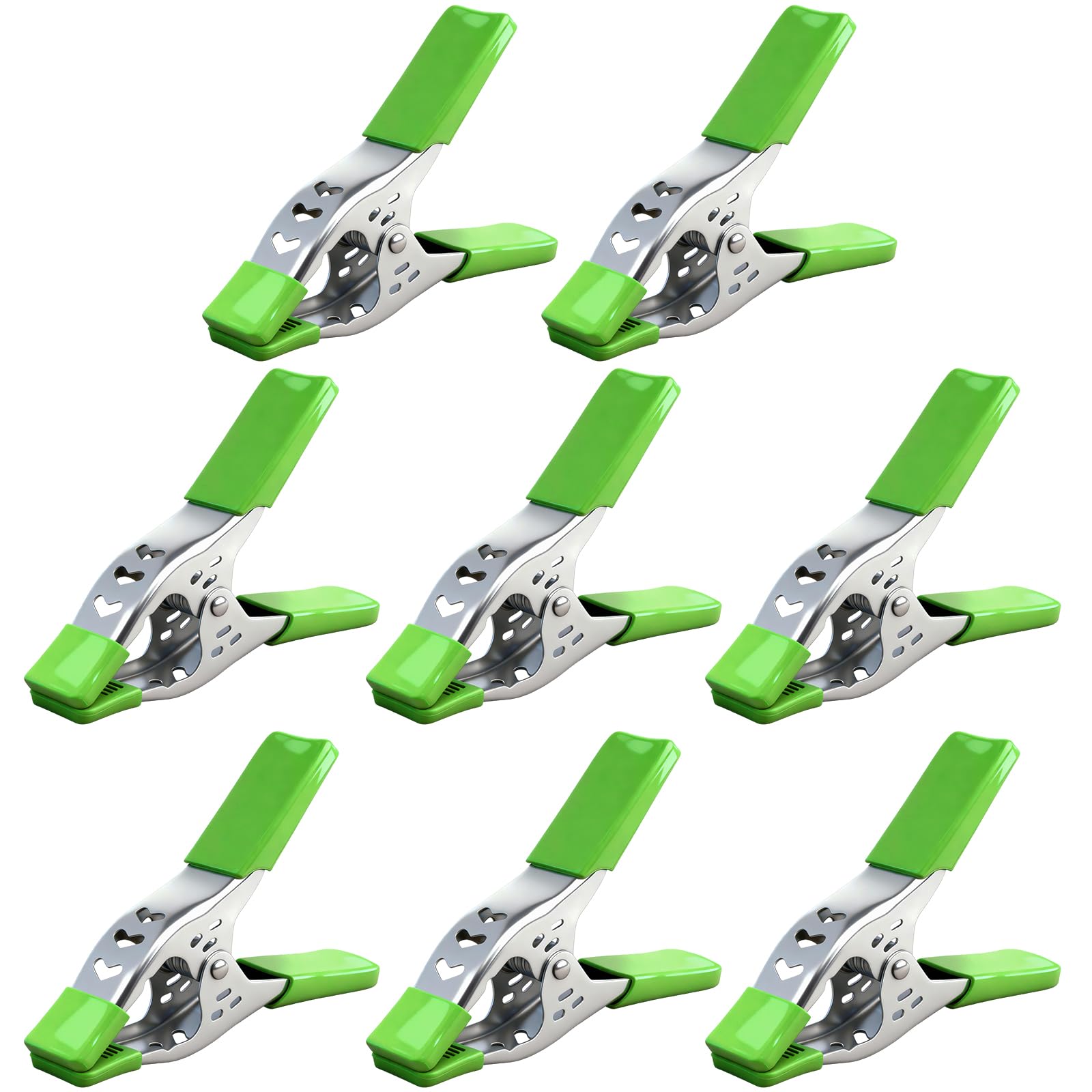 SWANLAKE 8-Piece 6-inch Spring Clamp, Heavy Duty Spring Metal Spring Clamps, 2.5-inch Jaw Opening