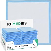 Amazon.com: Remedies - Bed Pads Disposable Adults, Seniors, Kids ...
