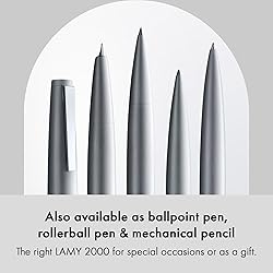 Lamy 2000 silver - elegant fountain pen in a