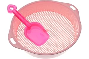 Ruiwaer 2PCS Plastic Mesh Screen and Shovel Kit Sifting Pan Garden Potting Sieve