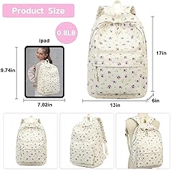Bluboon Backpack for School Girls Women, Cute