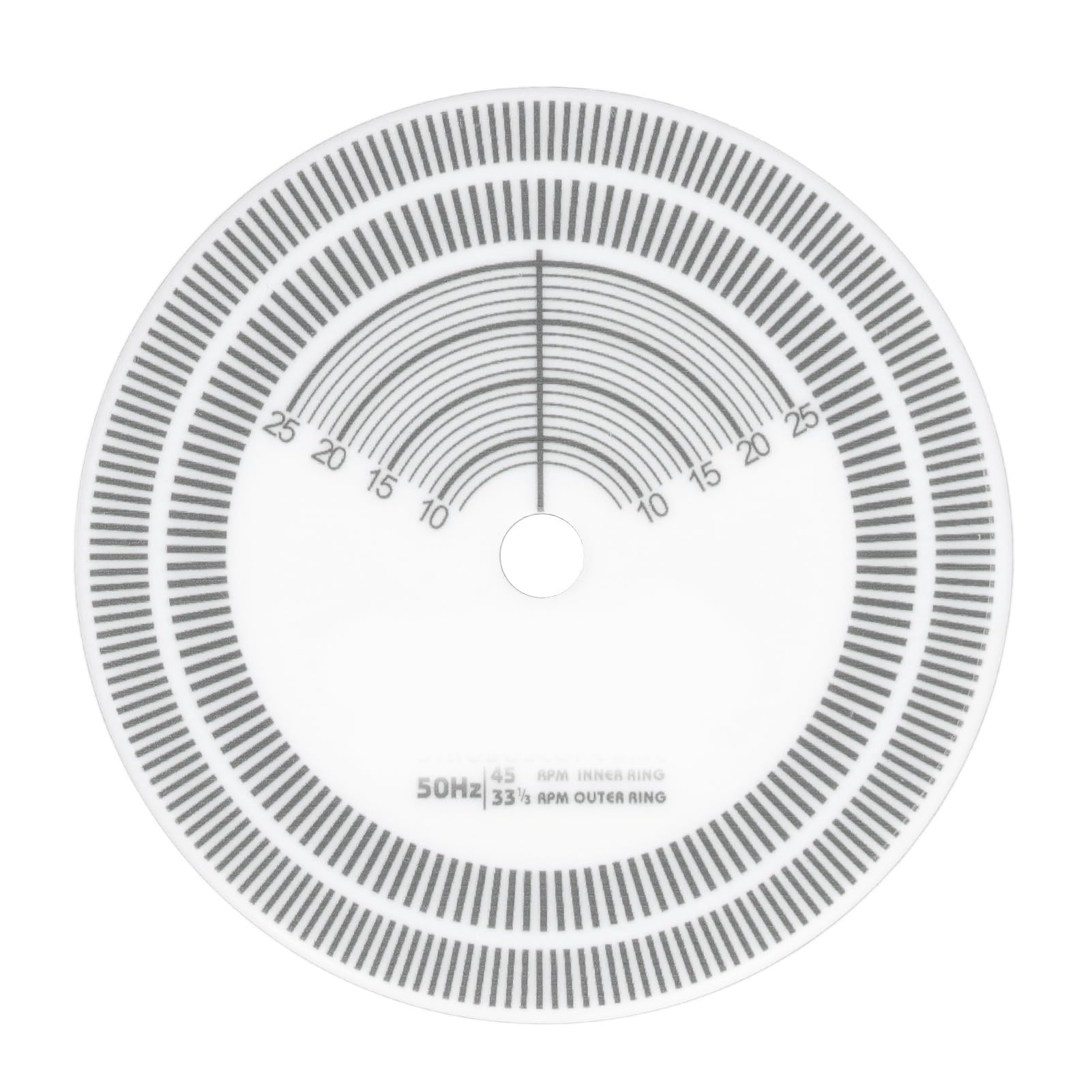 Keenso Turntable Strobe Disc,Turntable Stroboscopic Disc for 33RPM 45RPM Turntable Rotational Speed Detection