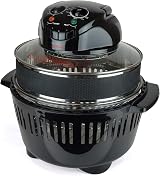 Kitchen Perfected 17Ltr Halogen Low Fat Oven Black E4702BK - Roast & Grill view 6