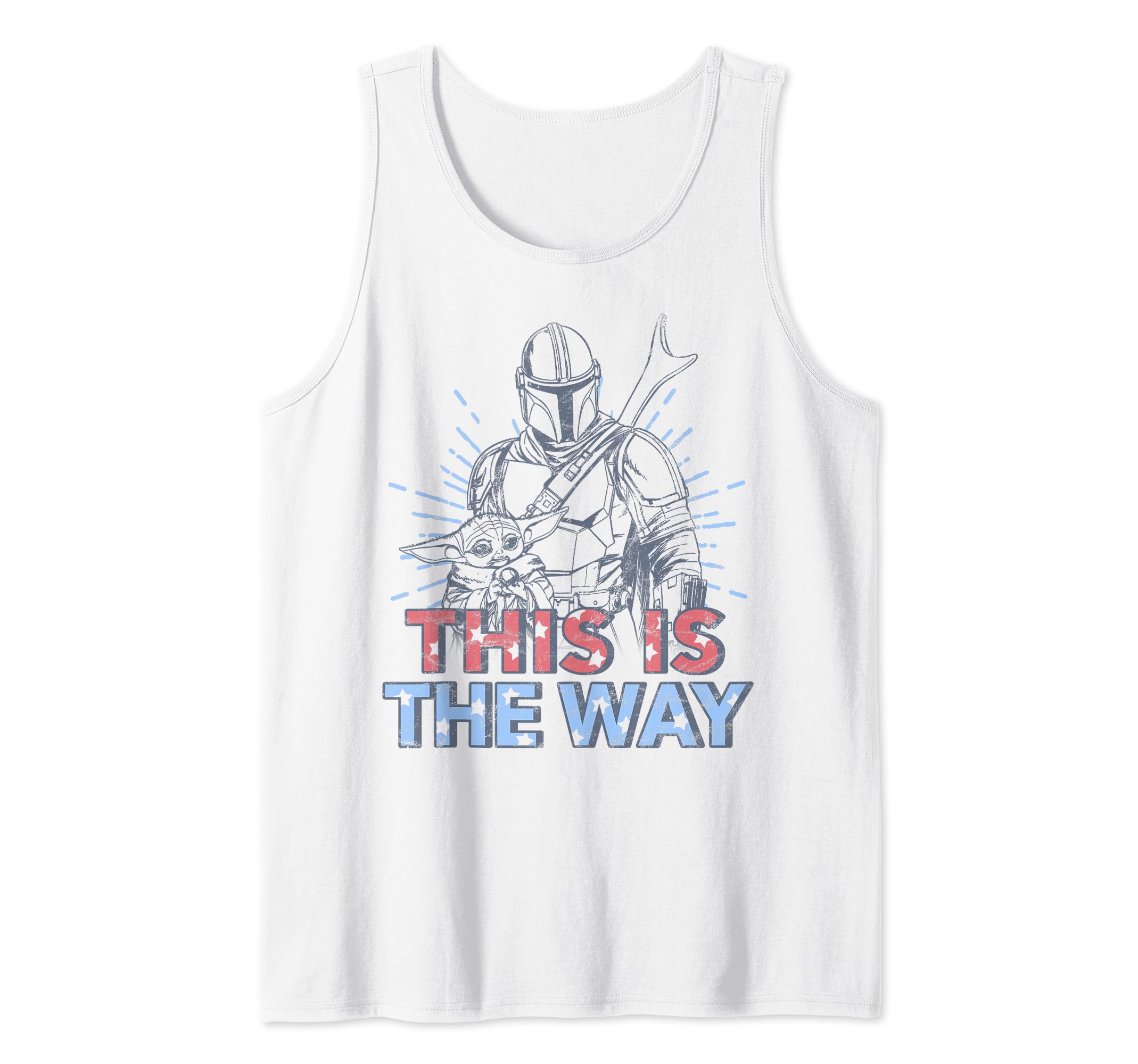 Star Wars: The Mandalorian Fourth Of July Mando & The Child Tank Top