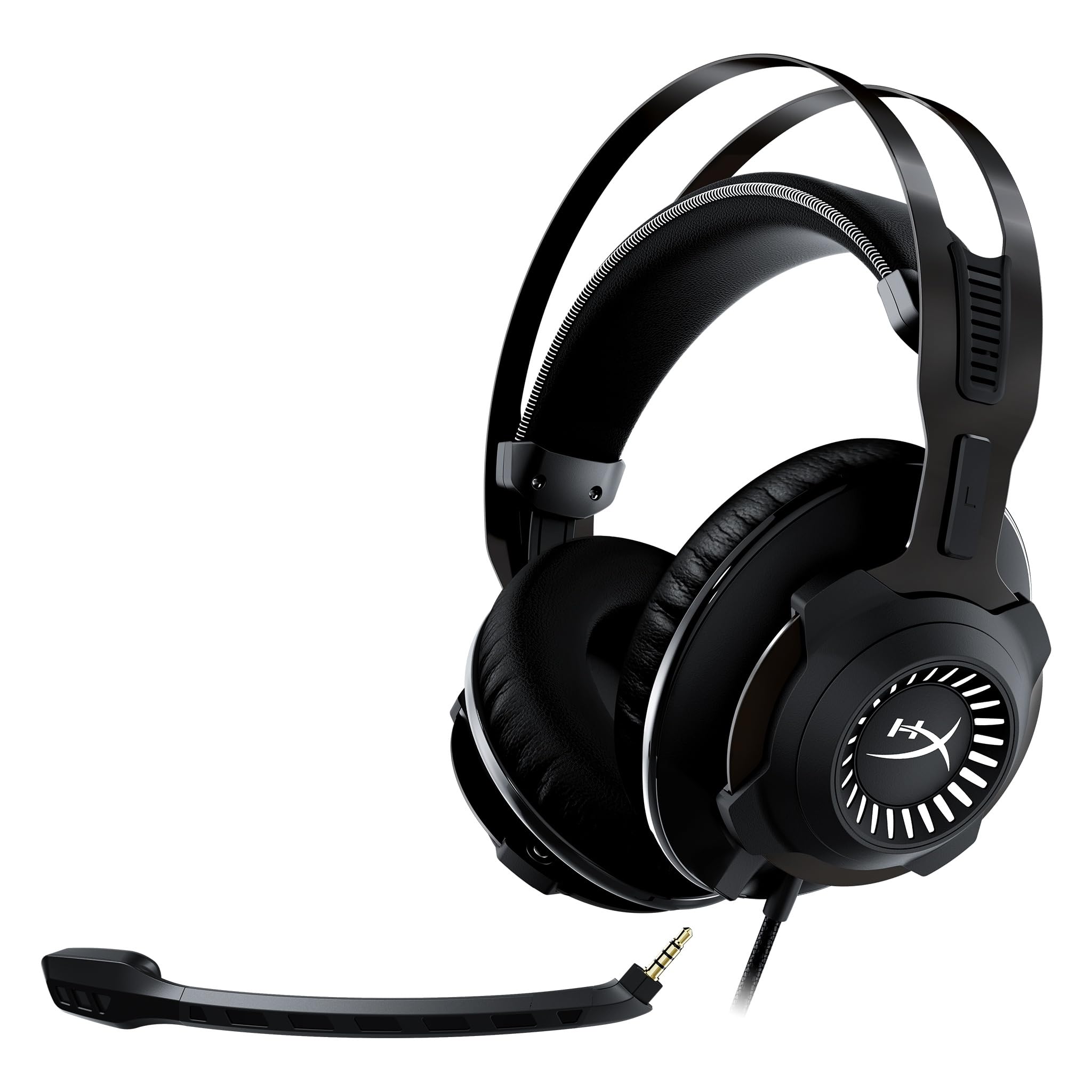HyperX Cloud Revolver - Gaming Headset with HyperX 7.1 Surround Sound, Signature Memory Foam, Premium Leatherette, Steel Frame, Detachable Noise-Cancellation Microphone