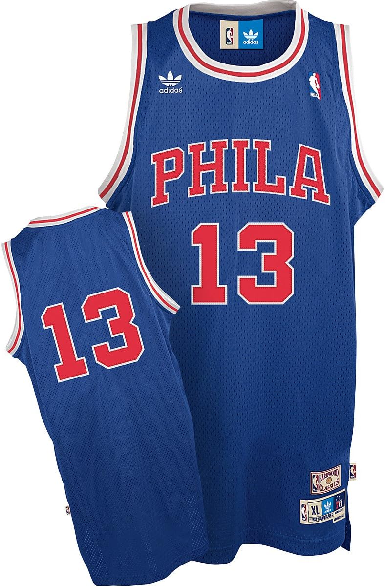 wilt chamberlain 76ers jersey
