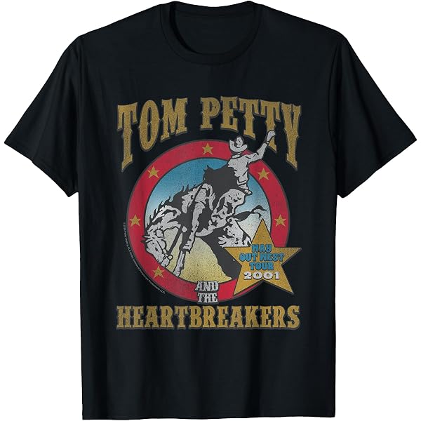Live Nation Tom Petty T Shirt Shades And Logo Heartbreakers Nuovo Ufficiale Uomo Size L