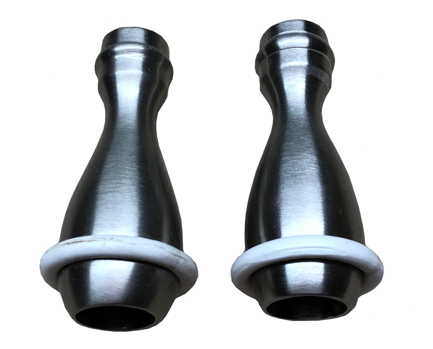 2x Silver Cord Pull Weights For Use With Corded Poles Tracks