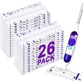 Akopryc 26 Pack Power Mop Pads Compatible with Swiffer PowerMop | Extra Thick Replacement Refills, Super Absorbent Wet Mopping Cloths for Floor Cleaning