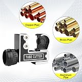 Toolwiz Copper Pipe Cutter 3-28mm Mini Tube Cutter for Plumbing HVAC Automotive view 4
