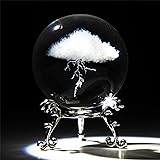 HDCRYSTALGIFTS 3D Lightning Cloud Crystal