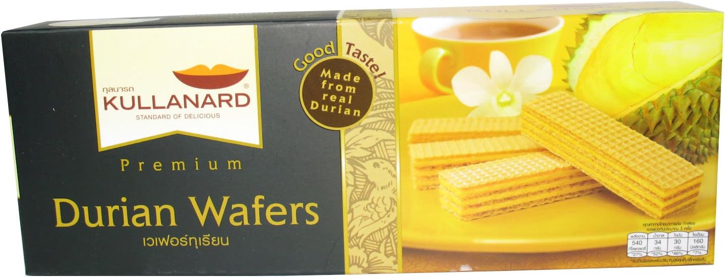 Wafer Durian Flavor Thai Snack