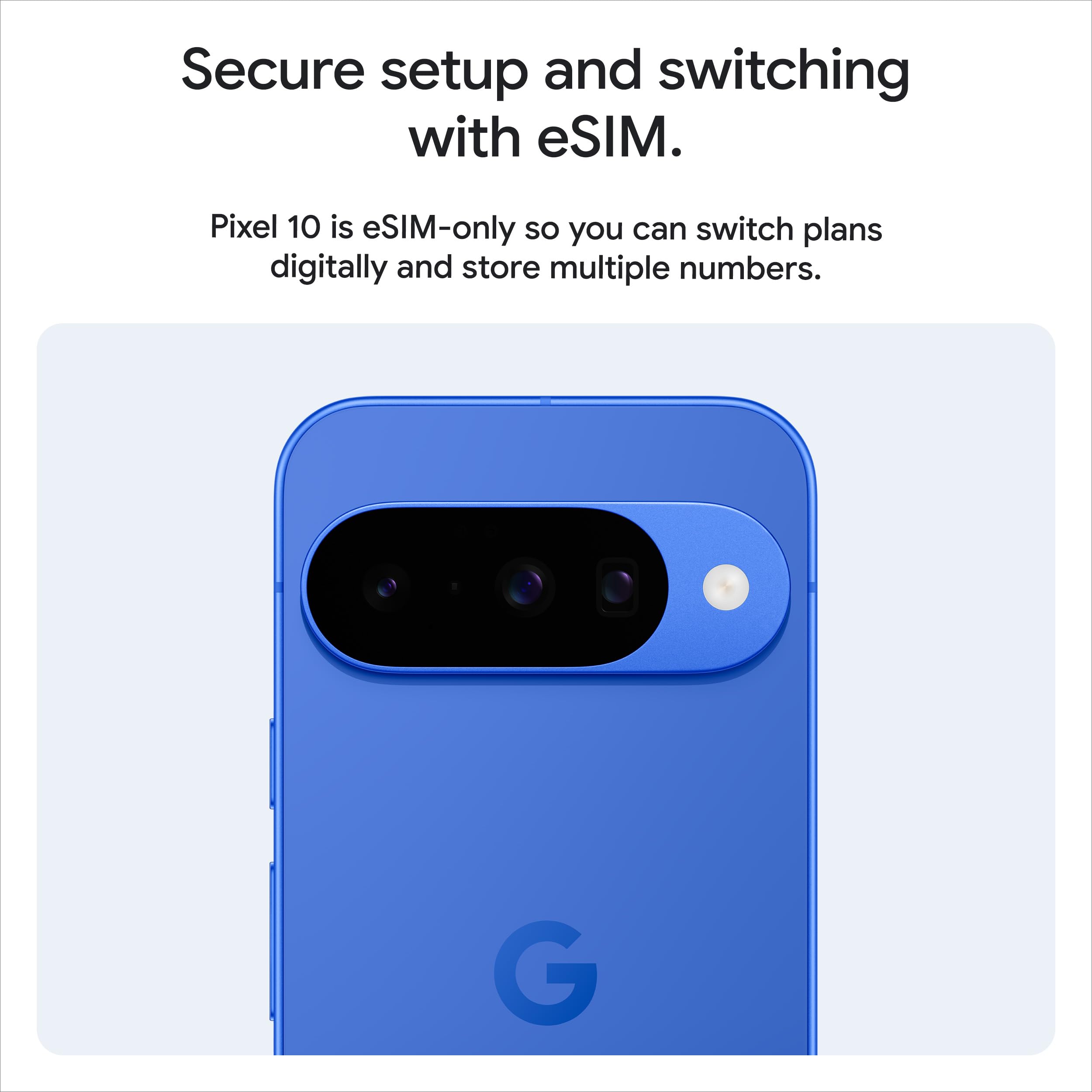 Google Pixel 10 - Unlocked Android Smartphone - Gemini AI Assistant, Advanced Triple Rear Camera, Fast-Charging 24+ Hour Battery, and 6.3