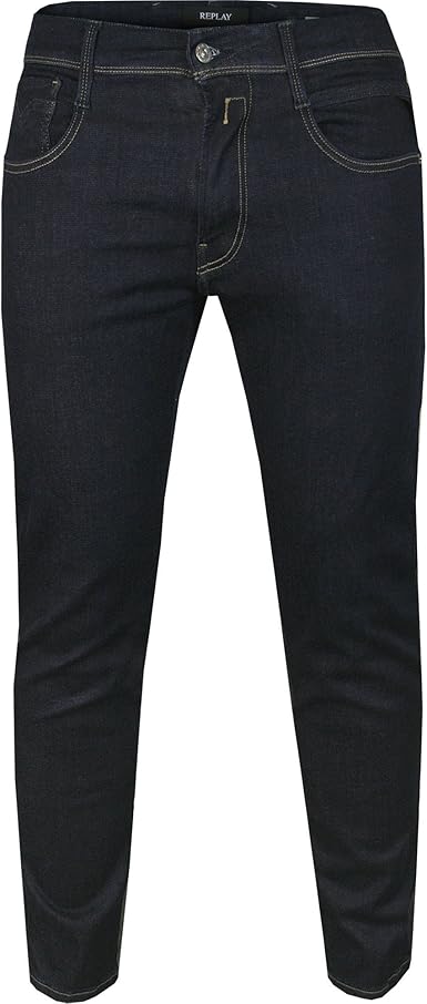 replay m914 anbass hyperflex jeans dark blue