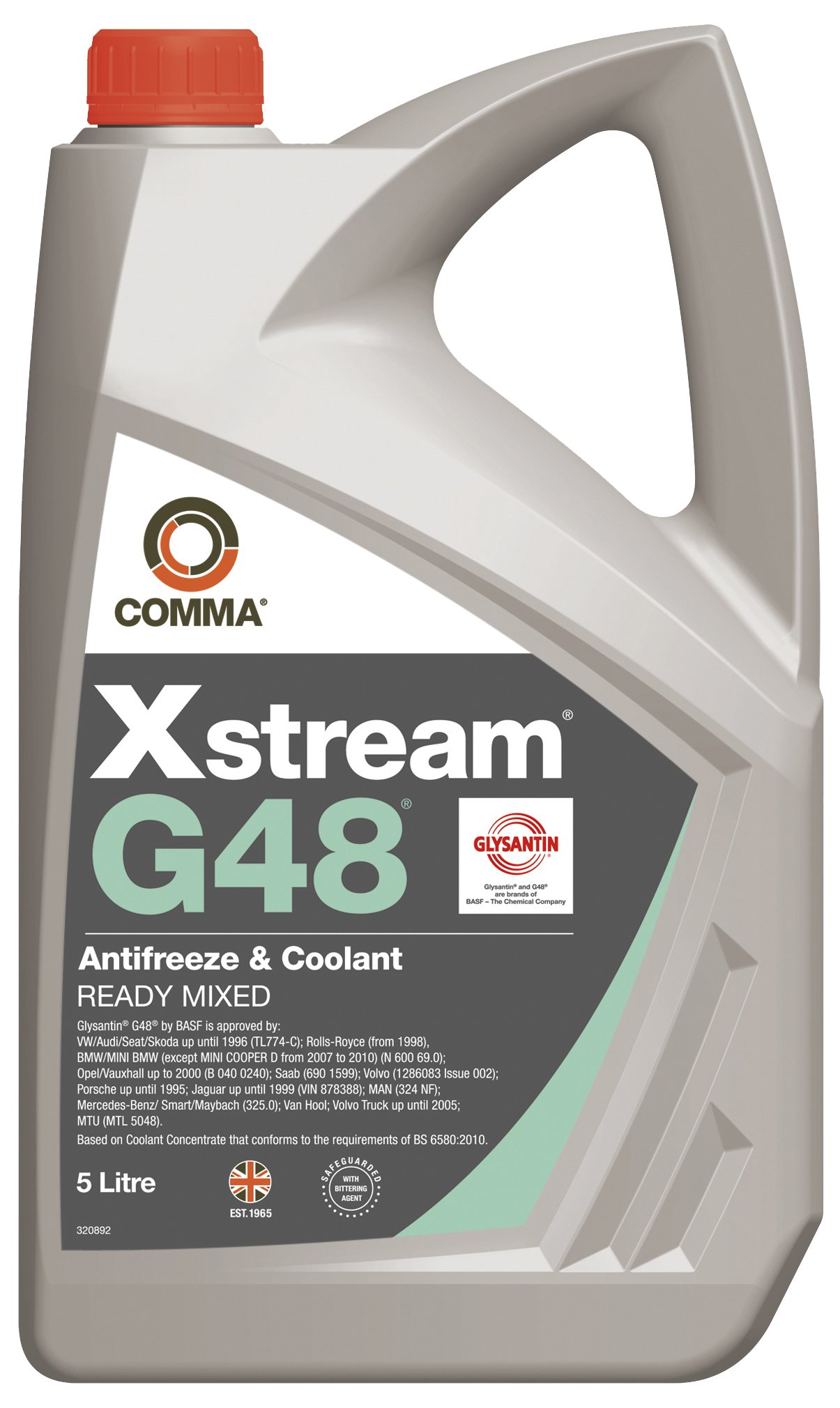 Comma XSG48M5L Xstream G48 Antifreeze RTU, 5 Litre