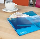 Rapesco 0689 ECO Recycled Popper Wallets A5 Pack of 5 Assorted Colours view 7