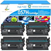 057H Black High Yield Toner Cartridge for Canon 057 MF455Dw MF445Dw 4-Pack | Compatible for Canon ImageCLASS MF445dw MF448dw LBP228dw MF449dw LBP226dw LBP227dw MF445 MF440 LBP220 LBP230 MF450 Printer