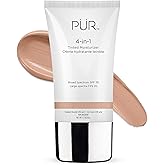 PÜR MINERALS 4-in-1 Tinted Moisturizer With SPF 20 - Hydrating Face Moisturizer, Primer, & Foundation With Shea Butter, Aloe Vera & Vitamin B3 - Vegan Friendly - Free of Paraben, Gluten & BPA