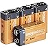 AmazonBasics 9 Volt Everyday Alkaline Batteries (4-Pack)
